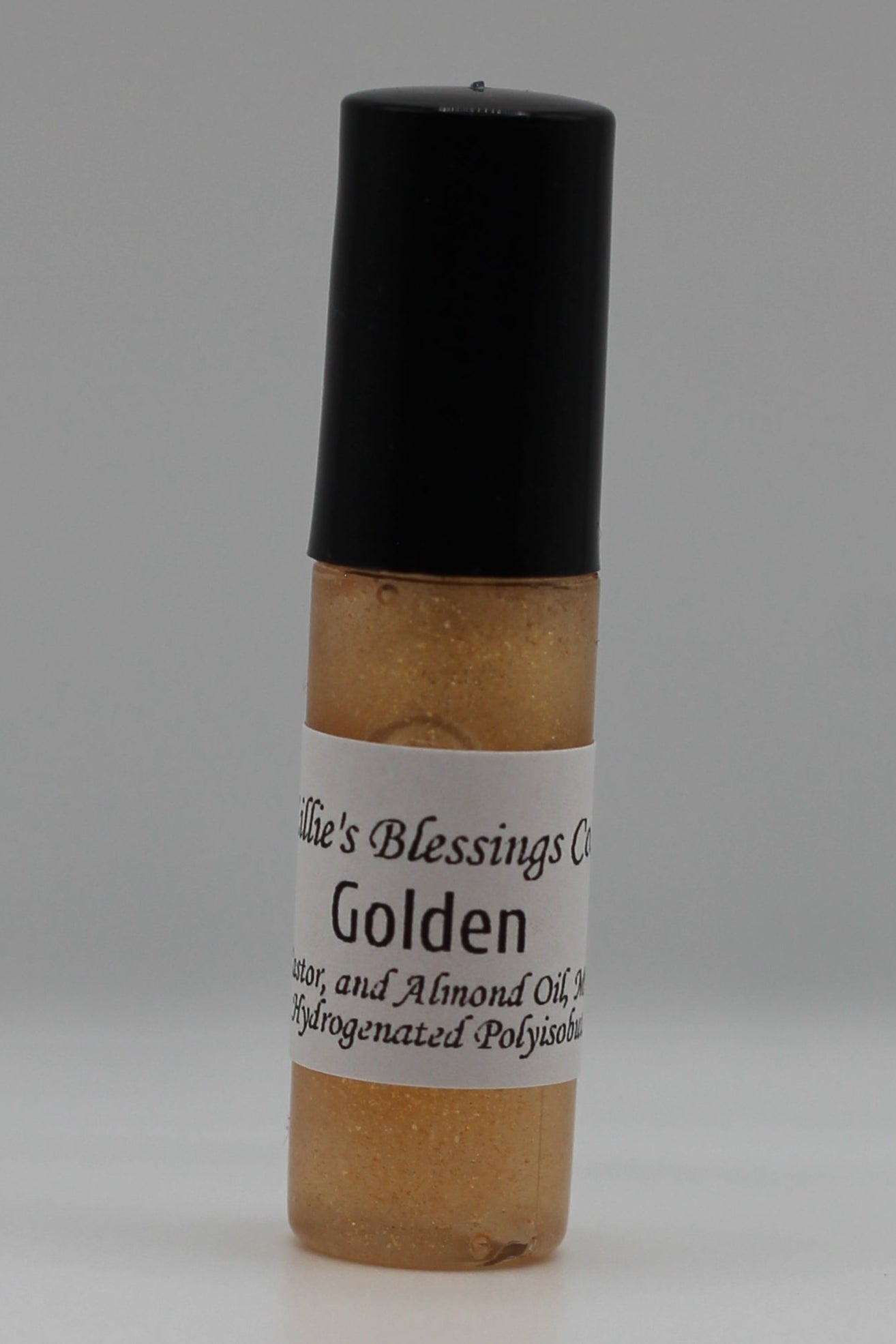 Mini Golden – Strawberry Scented Vegan Lip Gloss with Warm Gold Shimmer