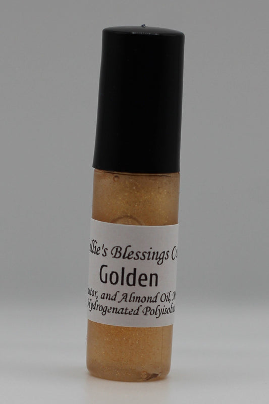 Mini Golden – Strawberry Scented Vegan Lip Gloss with Warm Gold Shimmer